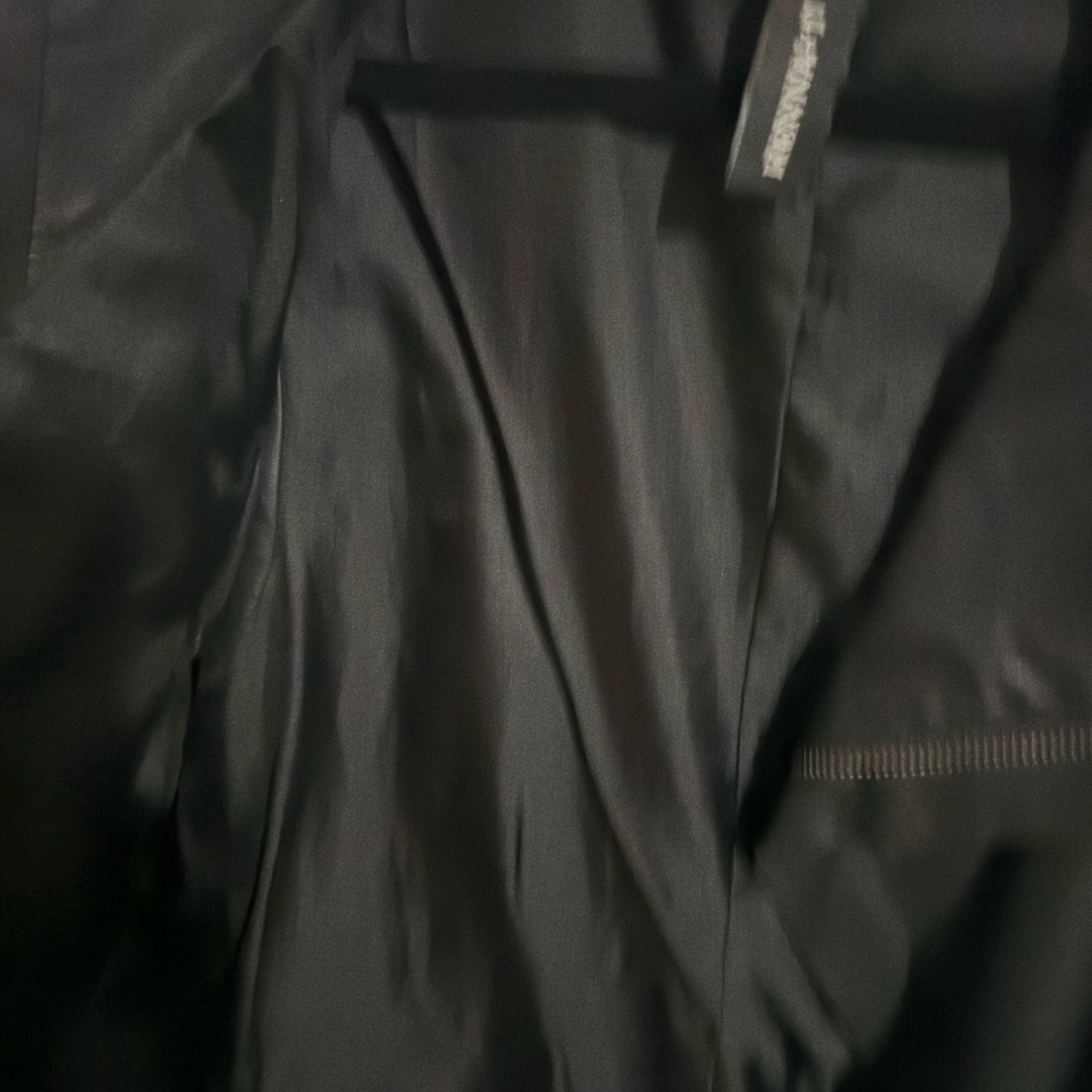 Kenna-T Real Leather Black Biker Vest with Zip Pockets - Picture 4 of 8